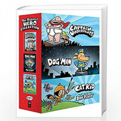 Dav Pilkey's Hero Collection: 3-Book Boxed Set (Captain Underpants #1, Dog Man #1, Cat Kid Comic Club #1) by DAV PILKEY Book-978