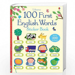100 First English Words Sticker Book (100 First Words Sticker Books) by Felicity Brooks Book-9781409551539