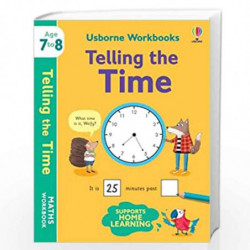 Usborne Workbooks Telling the Time 7-8 by Holly Bathie Book-9781801313544