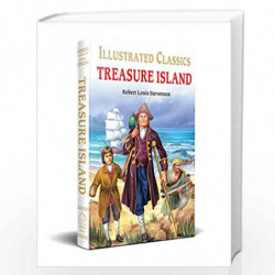 Treasure Island : llustrated Abridged Children Classic English Novel with Review Questions (Hardback) by Wonder House Books Book
