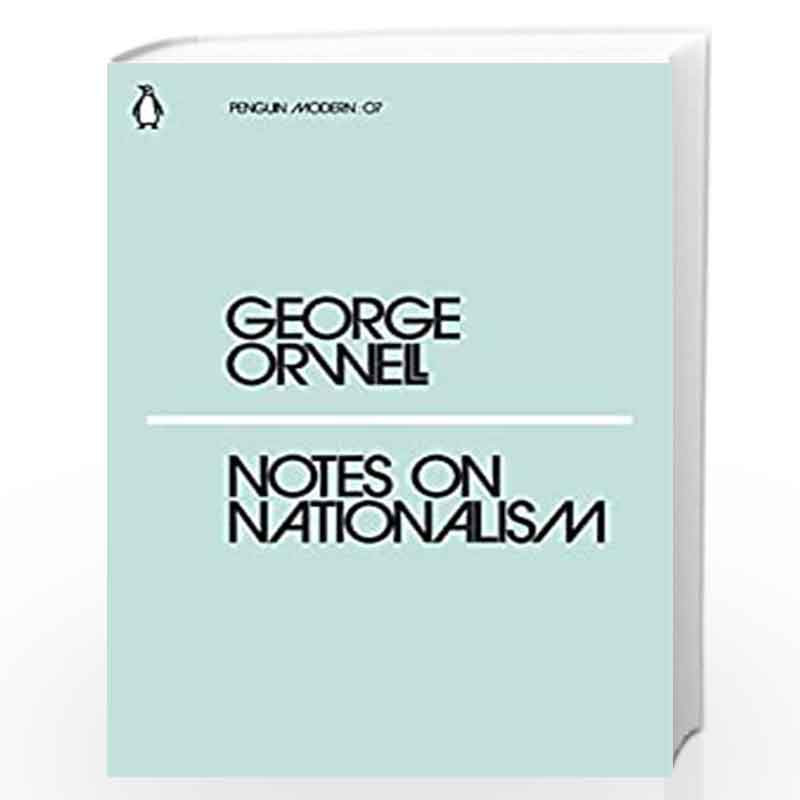 Notes on Nationalism (Penguin Modern) by Orwell, George Book-9780241339565