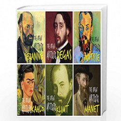 THE GREAT ARTISTS PACK 2 (SET OF 6 BOOKS) Cezanne, Degas, Matisse, Kahlo, Klimt, Manet, by OM BOOKS EDITORIAL TEAM Book-97893537