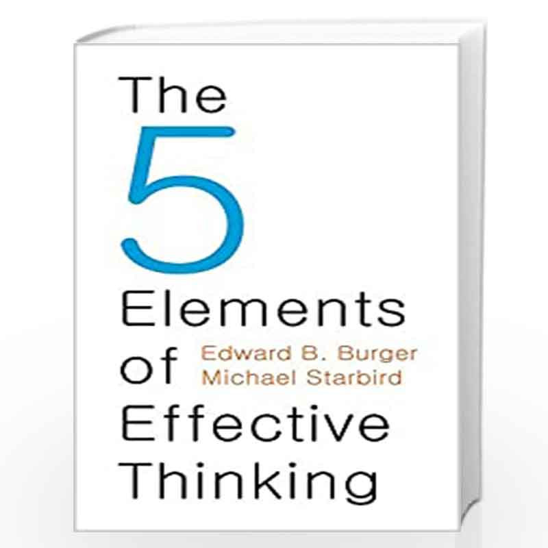 5 Elements of Effective Thinking by Burger, Edward B. Book-9780691226019