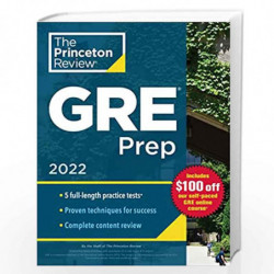 GRE PREP, 2022 by The Princeton Review Book-9780525570486