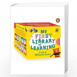 My First Library of Learning: Box set, Complete collection of 10 early learning board books for super kids, 0 to 3 | ABC, Colour
