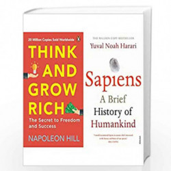 Sapiens + Think and Grow Rich (Premium Paperback) by Hill, poleon Book-9780143453611
