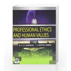 PROFESSIONAL ETHICS AND HUMAN VALUES PB by Govindan Book-8189638297