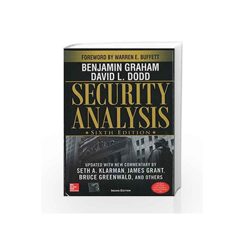 Security Analysis: Sixth Edition, Foreword by Warren Buffett by Benjamin Graham Book-9780070140653