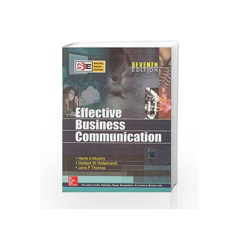 Effective Business Communication - SIE by Herta Murphy Book-9780070187757