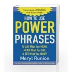 How to Use Power Phrases by Meryl Runion Book-9780070588691