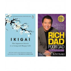 Rich Dad Poor Dad and Ikigai Books Combo Offer