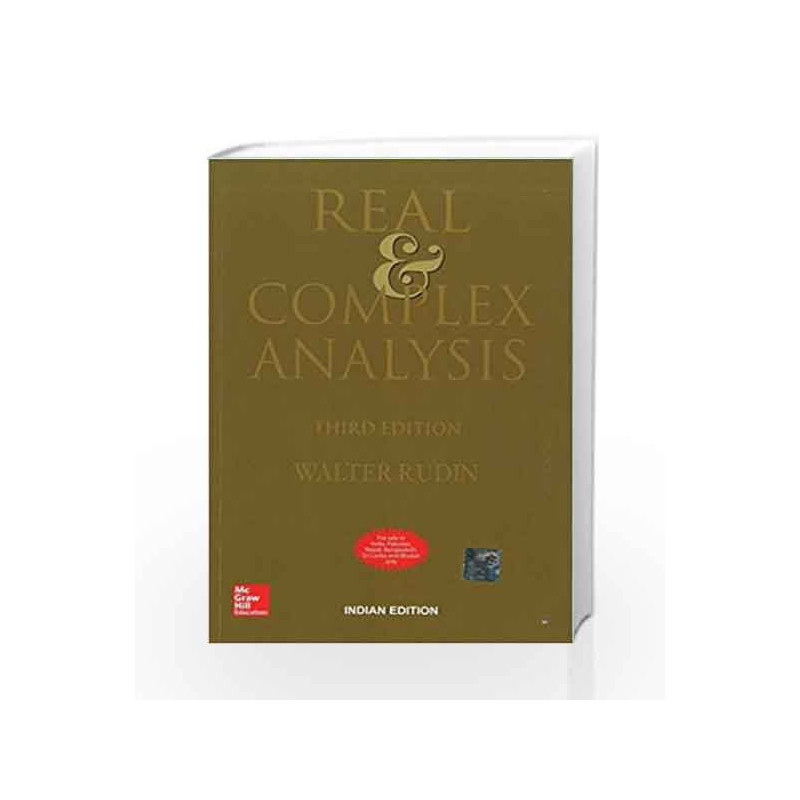 Real and Complex Analysis by Walter Rudin Book-9780070619876