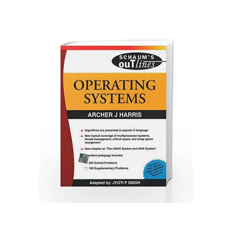 Operating Systems (SIE) by J. Archer Harris Book-9780070667587