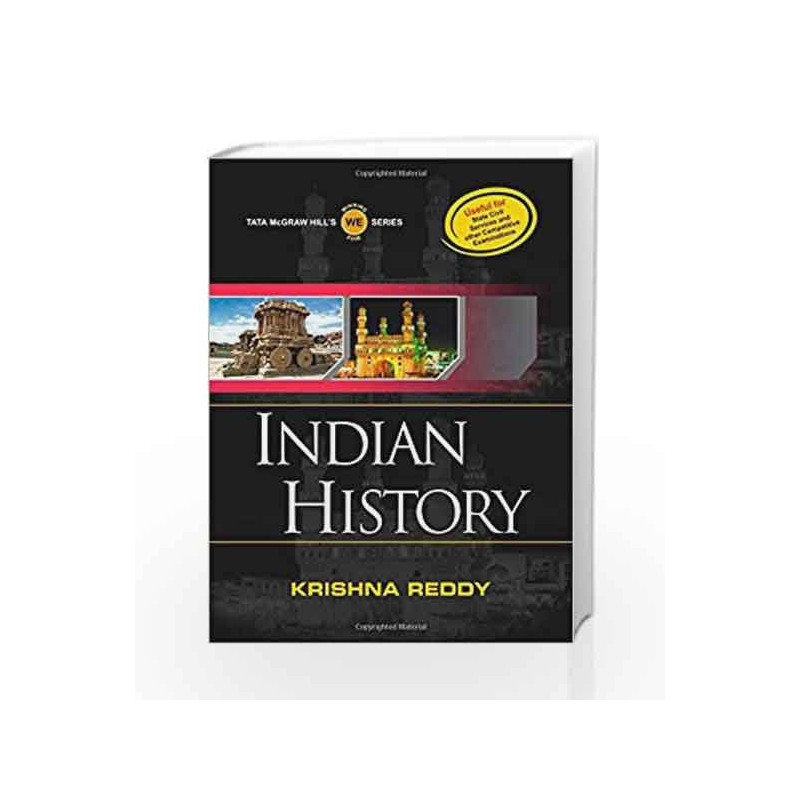 Indian History (Old Edition) by Krishna Reddy Book-9780071329231