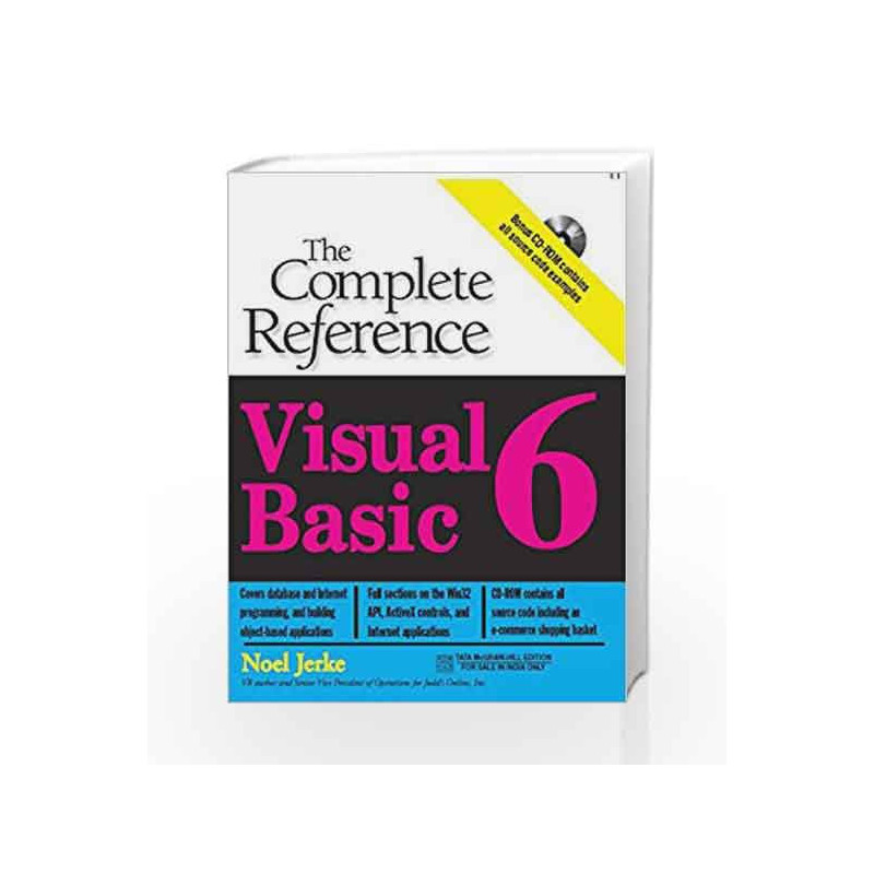 Visual Basic 6: The Complete Reference by SABHARW Book-9780074636664