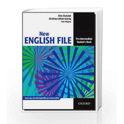 New English File Pre-Intermediate Students Book by TMH Book-9780194384339