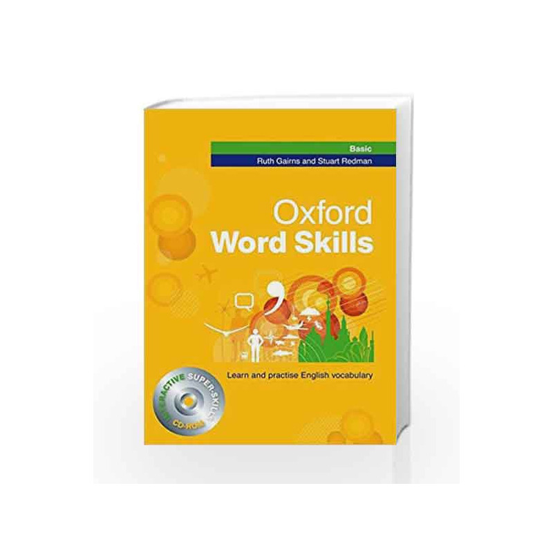 Oxford Word Skills Basic (Book & CD Rom) by Redman Gairns Book-9780194620031