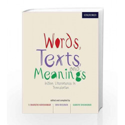 Words, Texts and Meanings: Indian Literatures in Translation by Harishankar Book-9780198096283