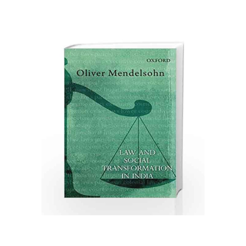 Law and Social Transformation in India (Law in India) by Oliver Mendelsohn Book-9780198098478