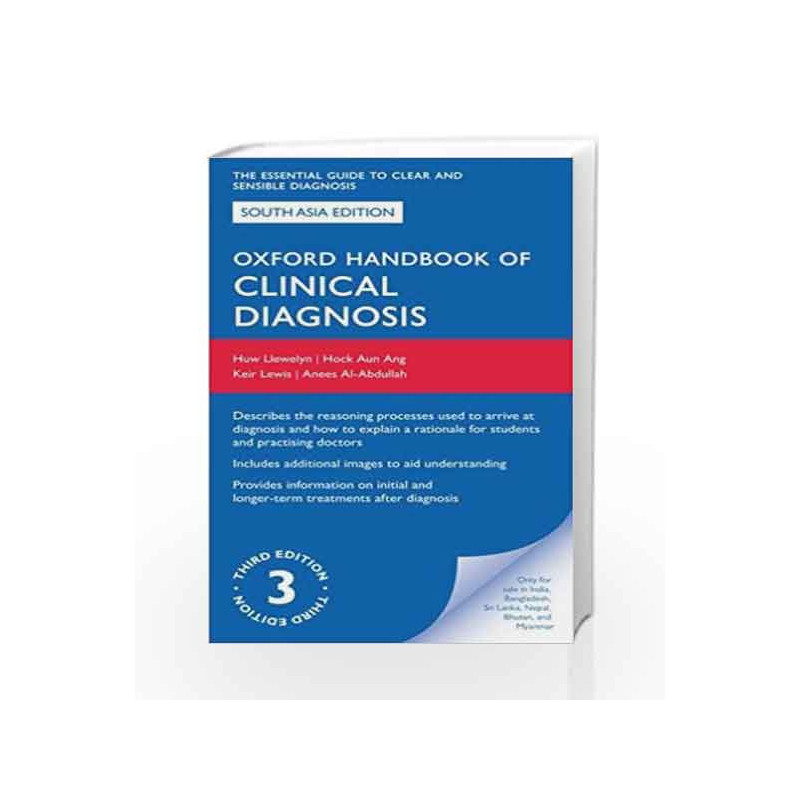 Oxford Handbook of Clinical Diagnosis by ANG, LEWIS & AL-ABDULLAH LLEWELYN Book-9780198782773