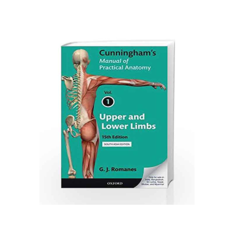 Cunningham\'s Manual Practice Anatomy - Vol. 1 by G. J. Romanes Book-9780199229093