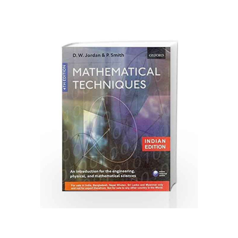 Mathematical Techniques by Jordan Book-9780199560899