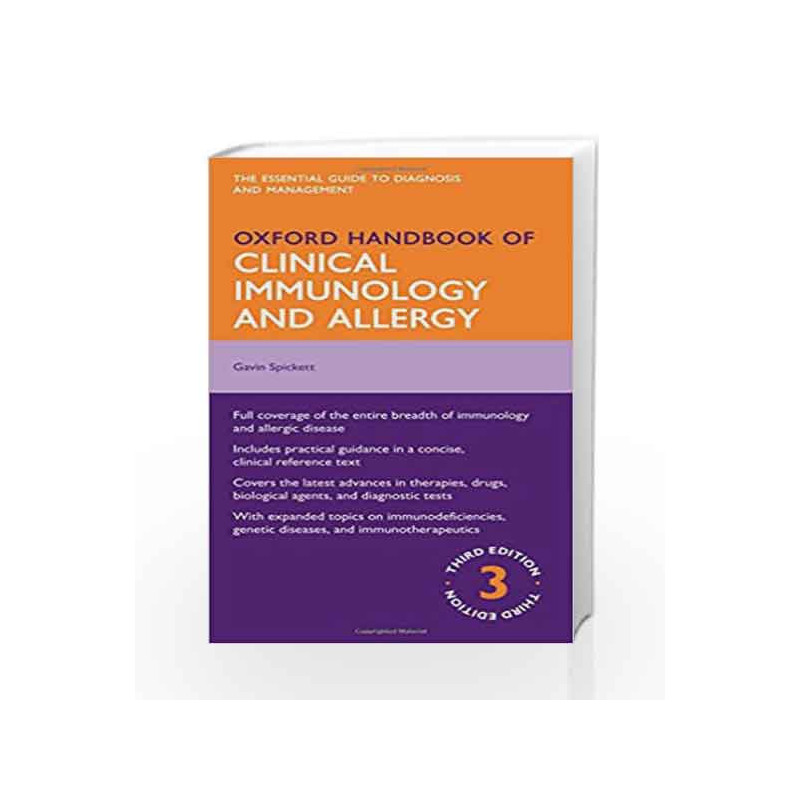 Oxford Handbook of Clinical Immunology and Allergy (Oxford Medical Handbooks) by GKP Book-9780199603244