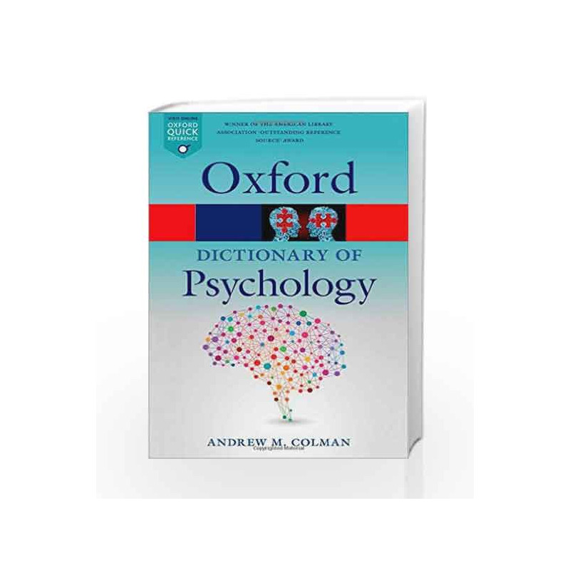A Dictionary of Psychology (Oxford Quick Reference) by WORLD FAMOUS TALES Book-9780199657681