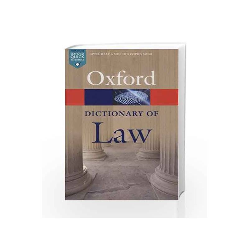 A Dictionary of Law (Oxford Quick Reference) by 0 Book-9780199664924