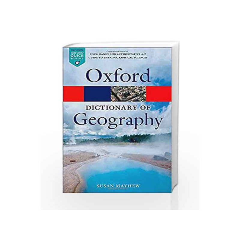 A Dictionary of Geography (Oxford Quick Reference) by G.K Book-9780199680856