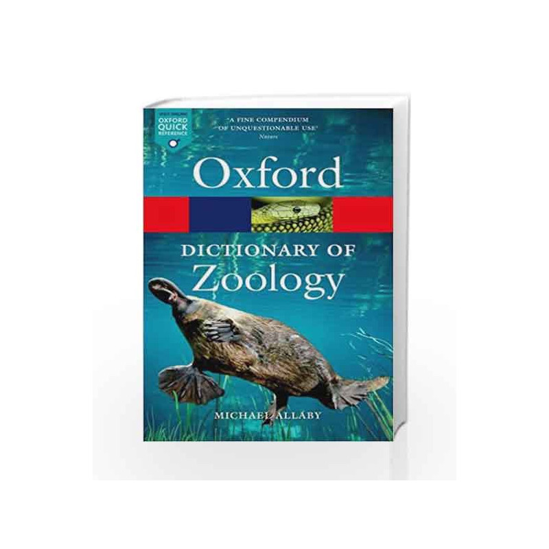 A Dictionary of Zoology (Oxford Quick Reference) by Michael Allaby Book-9780199684274