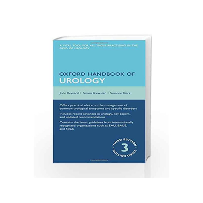 Oxford Handbook of Urology (Oxford Medical Handbooks) by Simon Brewster John Reynard Book-9780199696130