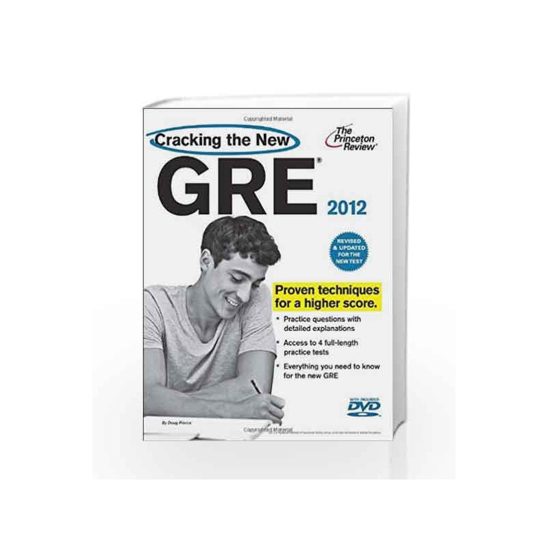 Cracking the New GRE, 2012 (With DVD) (Graduate School Test Preparation) by Princeton Review Book-9780375428197