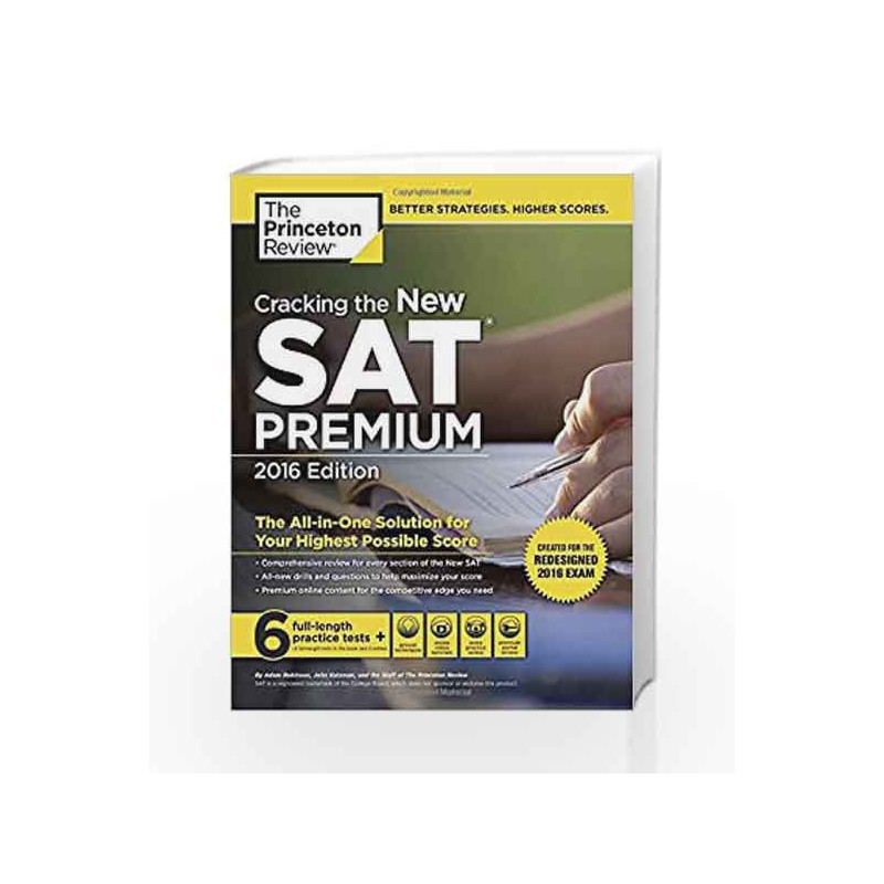 Cracking The New SAT Premium Edition (College Test Preparation) by JAGDEEP KAPOOR Book-9780804125994