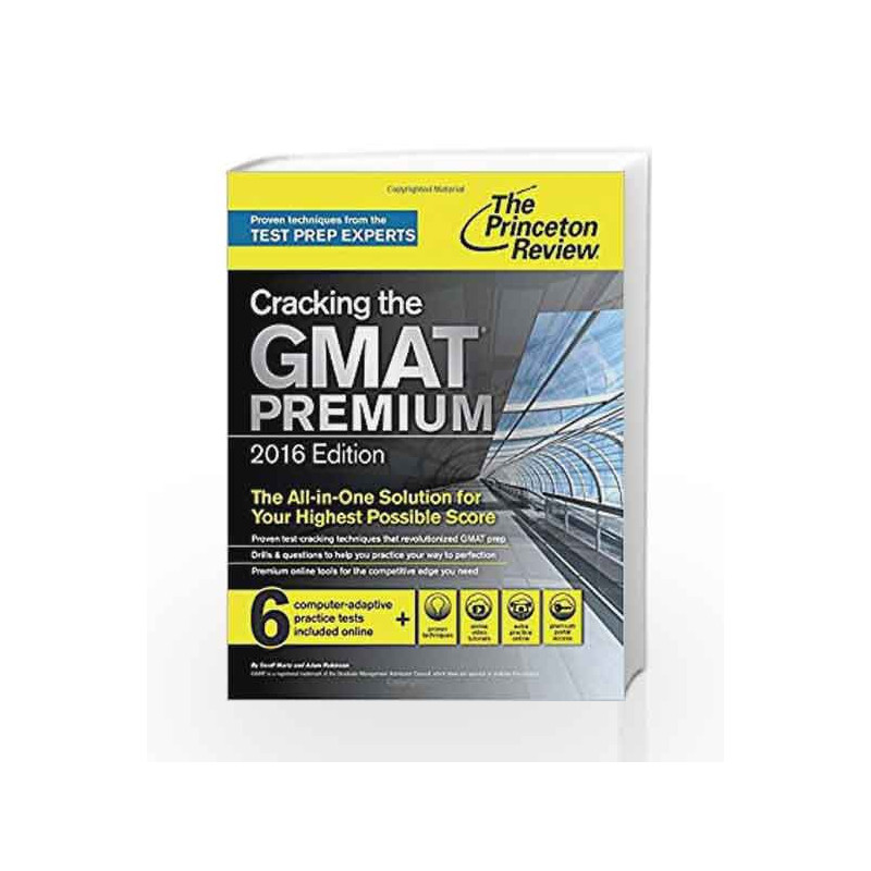 Cracking The GMAT Premium Edition (Graduate School Test Preparation) by JACK MYRICK Book-9780804126014
