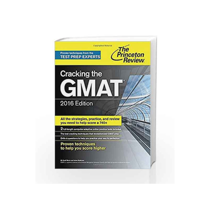 Cracking The GMAT Edition 2016 (Graduate School Test Preparation) by JACK MYRICK Book-9780804126021