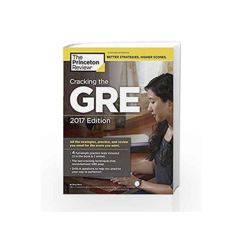Cracking the GRE with 4 Practice Tests (Graduate School Test Preparation) by JAGMOHAN BHANVER Book-9781101919712