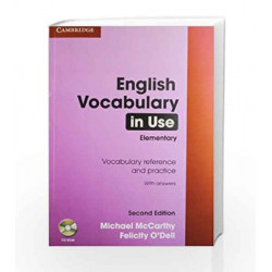 English Vocabulary in Use Elementary Book with Ans and CD-ROM by Felicity Odell Book-9781107682825