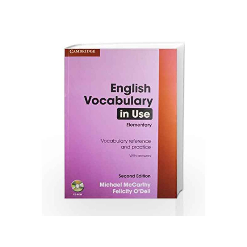 English Vocabulary in Use Elementary Book with Ans and CD-ROM by Felicity Odell Book-9781107682825