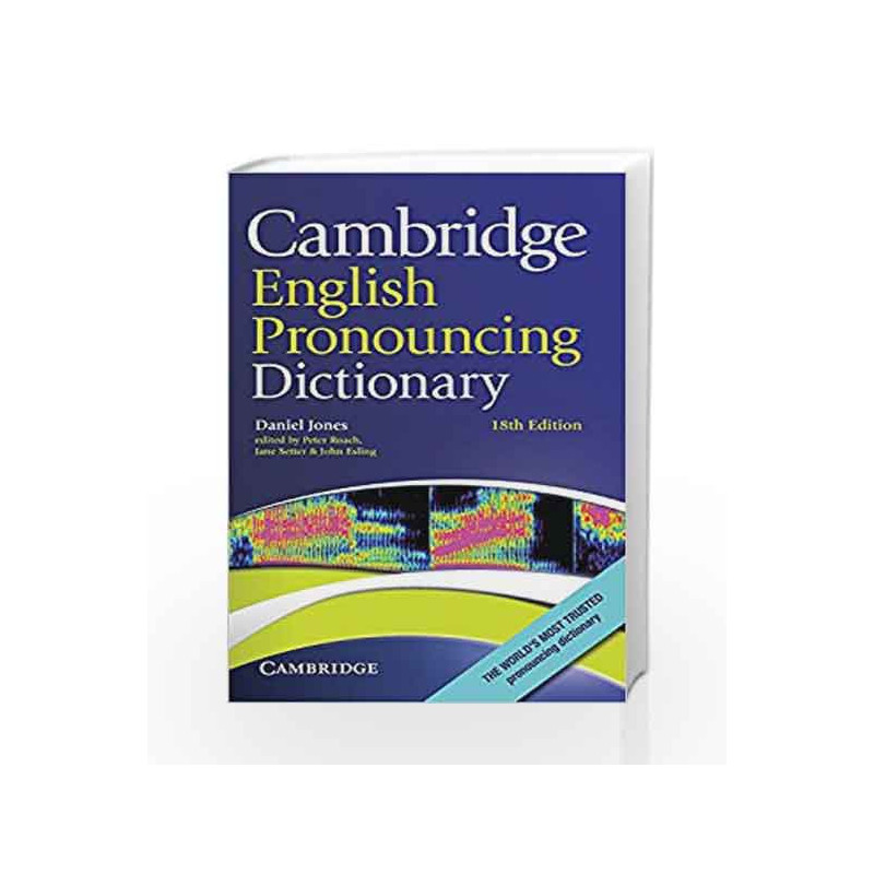 Cambridge English Pronouncing Dictionary (Book Only) by Jones Book-9781107685888