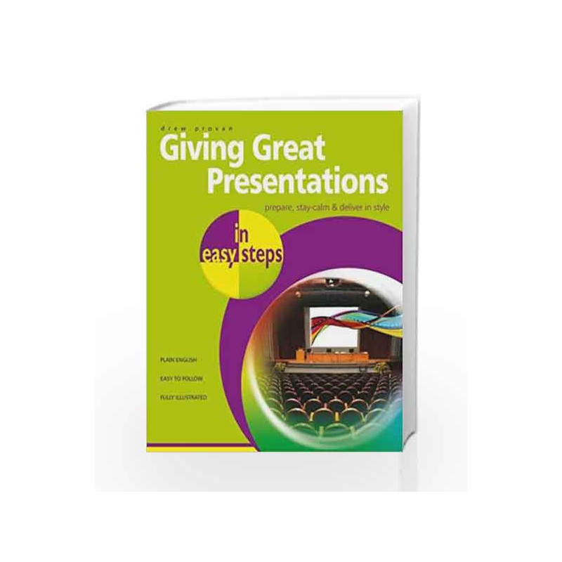 Giving Great Presentations by In Easy Steps Book-9781259001963