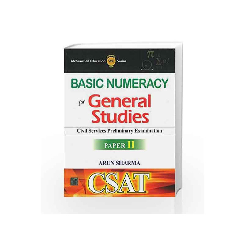 Basic Numeracy for CSAT General Studies Paper II by ROBERT MAYER Book-9781259003592