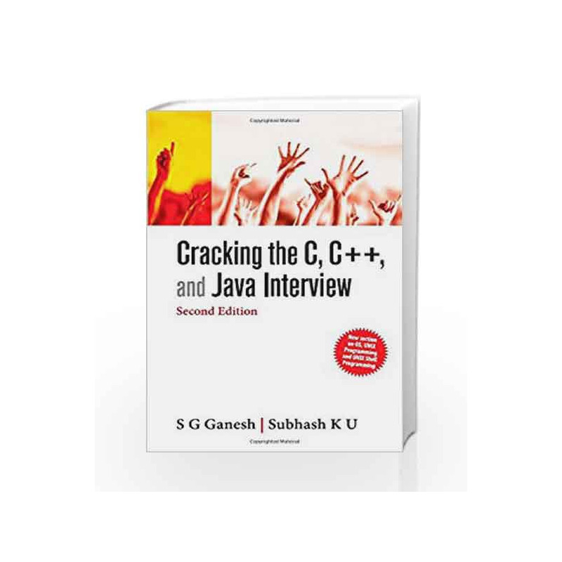 Cracking the C, C++ and Java Interview by S.G. Ganesh Book-9781259006098