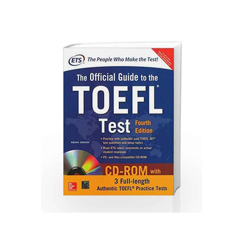 The Official Guide to the TOEFL Test With CD-ROM, 4th Edition by N/A Educational Testing Service Book-9781259061097