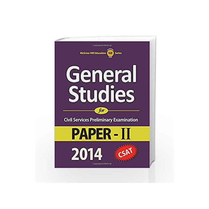 General Studies Paper II 2014 by Mcgraw-Hill Education Book-9781259064388