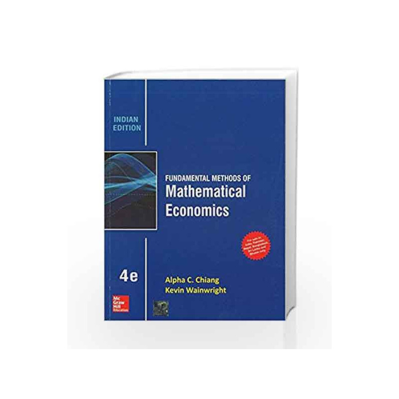 Fundamental Methods of Mathematical Economics by Chiang Book-9781259097348