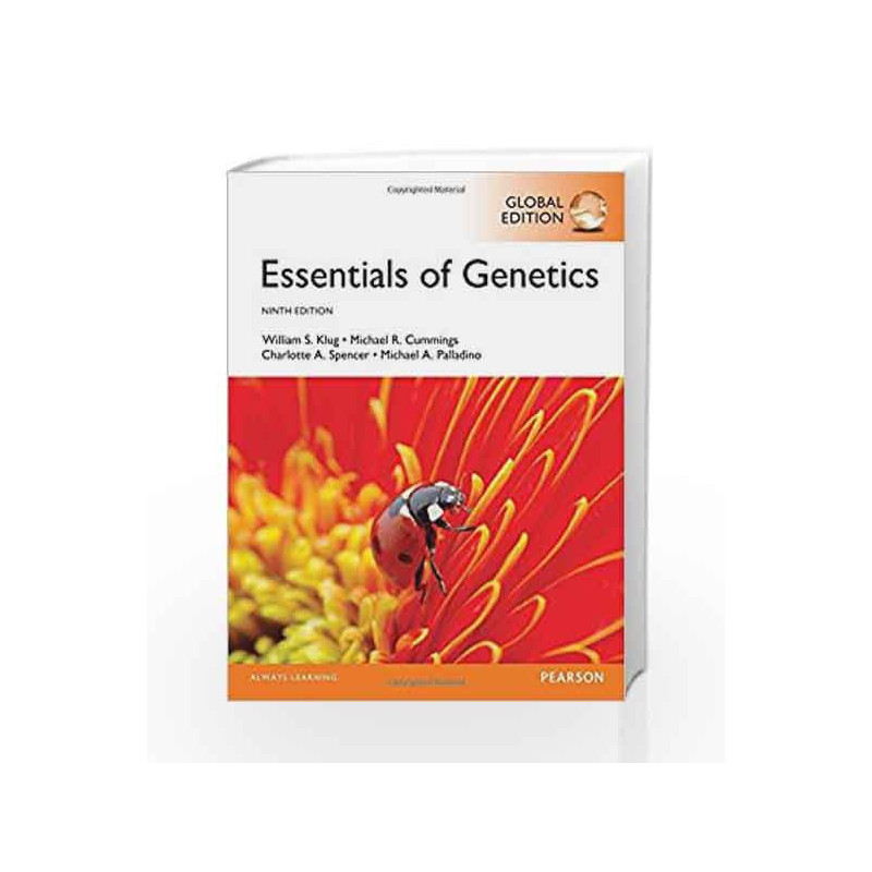Essentials of Genetics, Global Edition by Klug/Cummings/Spencer/Palladino Book-9781292108865