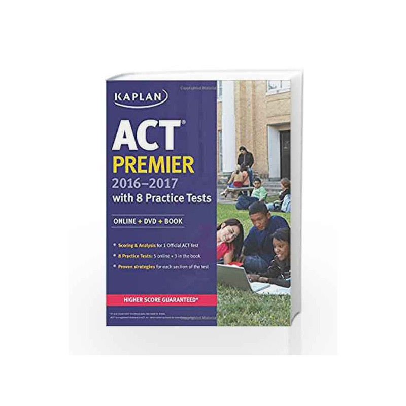 ACT Premier 2016-2017 with 8 Practice Tests: Online + DVD + Book (Kaplan Test Prep) by PETERS Book-9781506203171