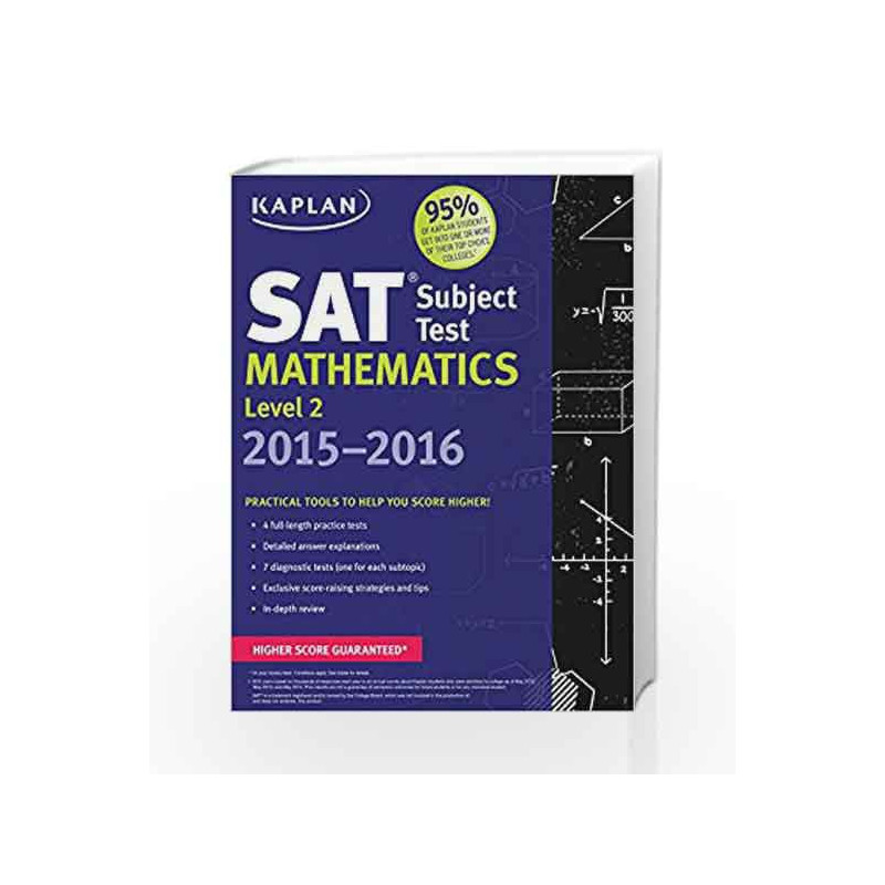 Kaplan SAT Subject Test Mathematics Level 2 2015-2016 (Kaplan Test Prep) by Kaplan Book-9781618658395