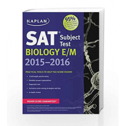 Kaplan SAT Subject Test Biology E/M 2015-2016 (Kaplan Test Prep) by Kaplan Book-9781618658456